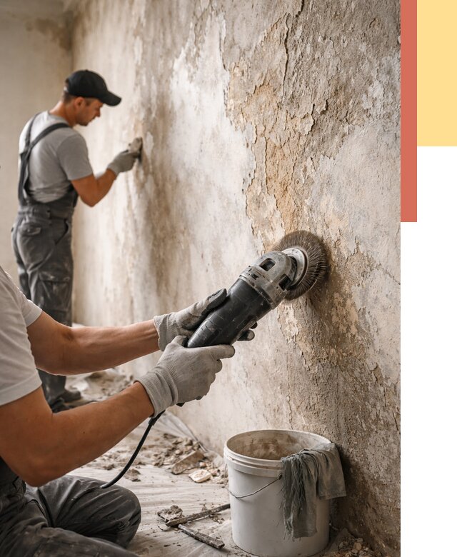 Снятие и удаление краски со стен в Тюмени от 2143 руб. — ОТДЕЛОЧНИК-Тюм