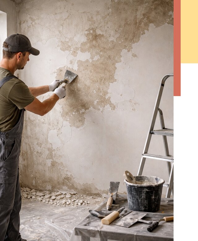 Снятие старой шпаклевки в Тюмени от 1888 руб. — быстро и недорого | ОТДЕЛОЧНИК-Тюм