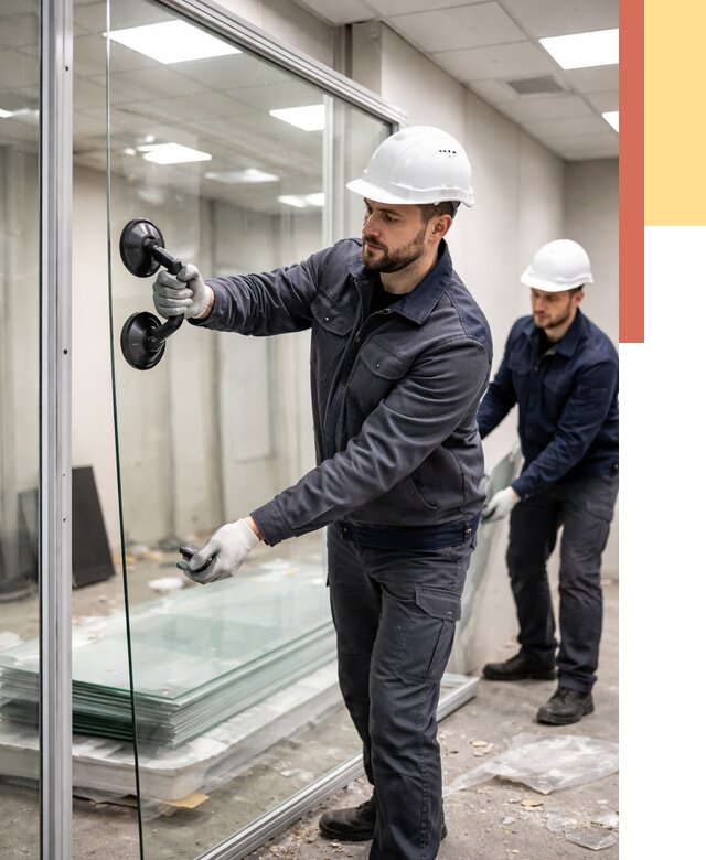 Демонтаж стеклянных перегородок в Тюмени от 3266 руб. — быстро и недорого | ОТДЕЛОЧНИК-Тюм