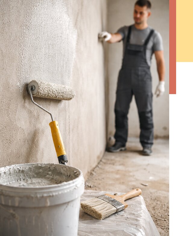 Нанесение бетоноконтакта на стены в Тюмени от 4287 руб. быстро и недорого | ОТДЕЛОЧНИК-Тюм