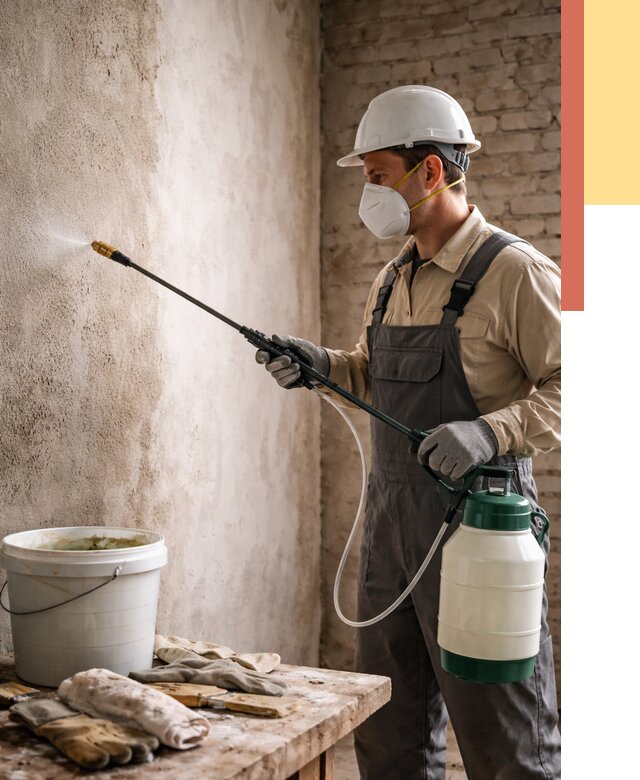 Антисептическая обработка стен в Тюмени от 1225 руб. — быстро и недорого | ОТДЕЛОЧНИК-Тюм