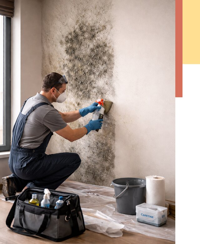 Удаление плесени со стен в Тюмени от 2195 руб. — быстро и недорого | ОТДЕЛОЧНИК-Тюм