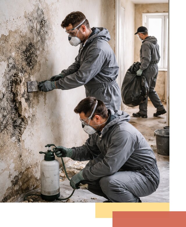 Удаление плесени со стен профессионально в Тюмени