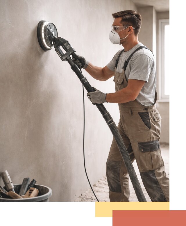 Профессиональная шлифовка стен в Тюмени быстро и качественно