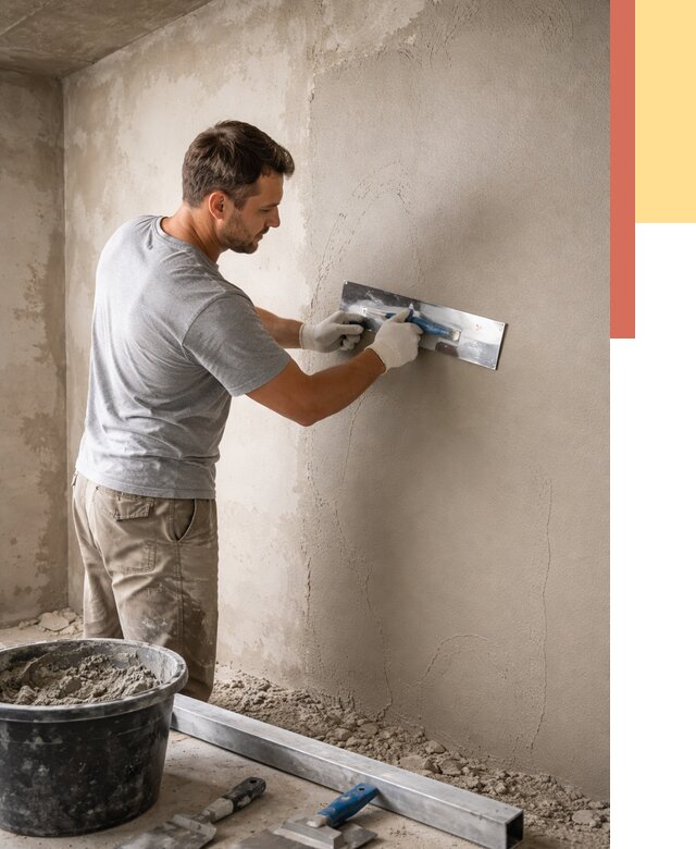Штукатурка стен без маяков в Тюмени от 7349 руб/м2 — услуги и цена | ОТДЕЛОЧНИК-Тюм