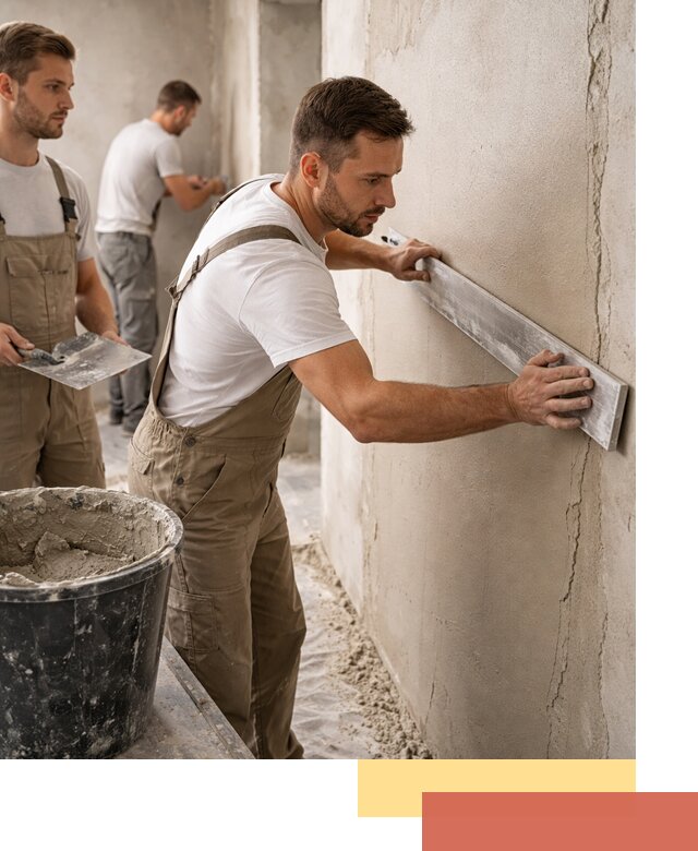 Штукатурка стен без маяков в Тюмени быстро и качественно