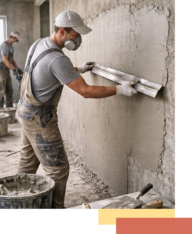 Штукатурка бетонных стен в Тюмени качественно и долговечно