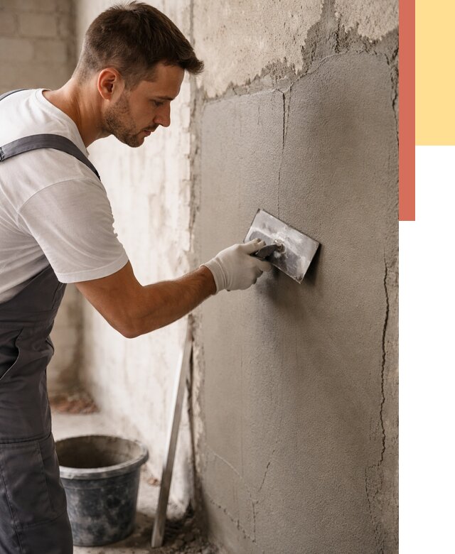 Штукатурка стен под плитку в Тюмени от 4287 руб./м2 — выравнивание под плитку | ОТДЕЛОЧНИК-Тюм