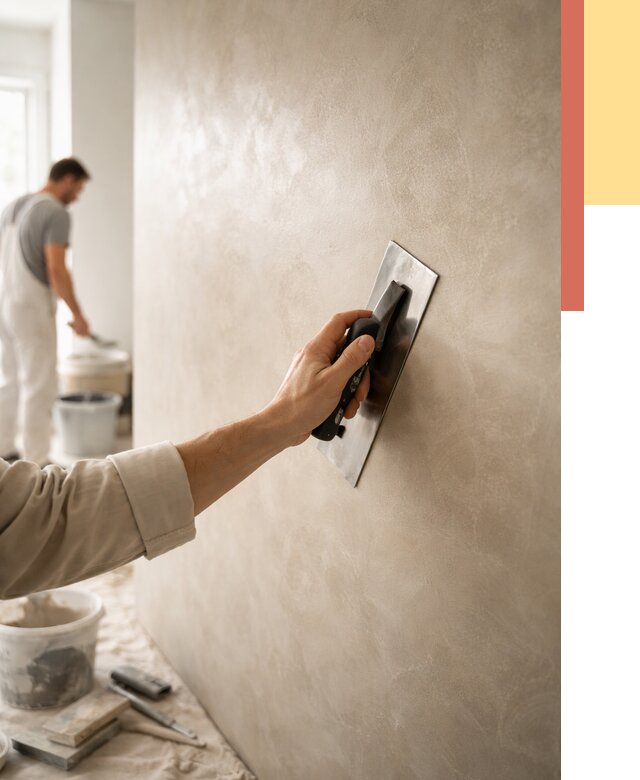 Венецианская штукатурка в Тюмени от 3572 руб/м² — нанесение стен под ключ | ОТДЕЛОЧНИК-Тюм