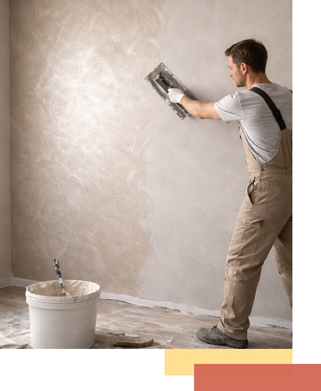 Декоративная штукатурка «Мокрый шелк» под ключ в Тюмени