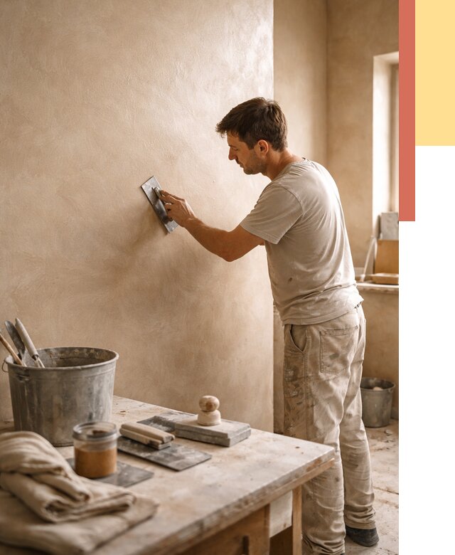 Марокканская штукатурка таделакт в Тюмени под ключ от 4287 руб. | ОТДЕЛОЧНИК-Тюм