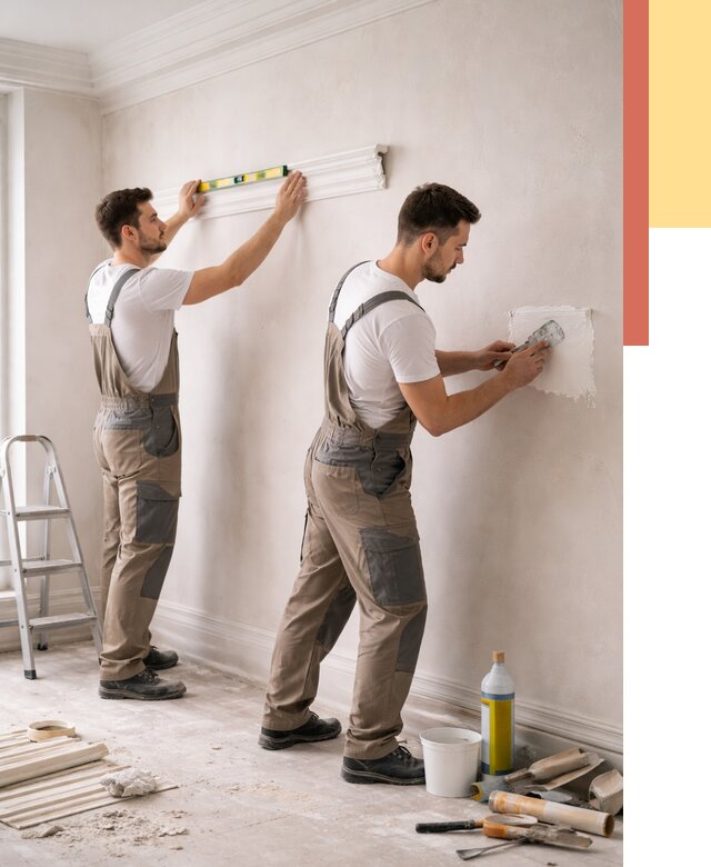 Монтаж лепнины на стены в Тюмени от 4593 руб. — недорого, быстро | ОТДЕЛОЧНИК-Тюм