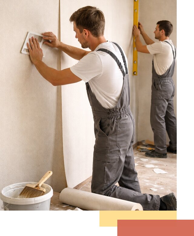 Поклейка бумажных обоев в Тюмени качественно и недорого