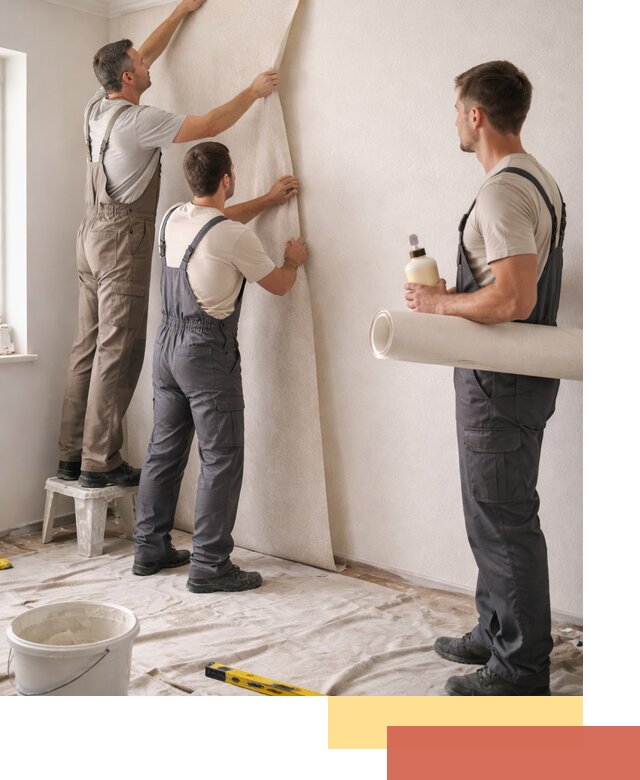 Оклейка стен обоями в Тюмени — качественно и профессионально