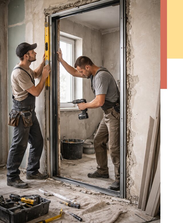 Закладка дверного проема в Тюмени от 3572 руб. — быстро и недорого | ОТДЕЛОЧНИК-Тюм