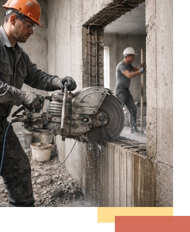 Алмазная резка проемов в Тюмени быстро и точно