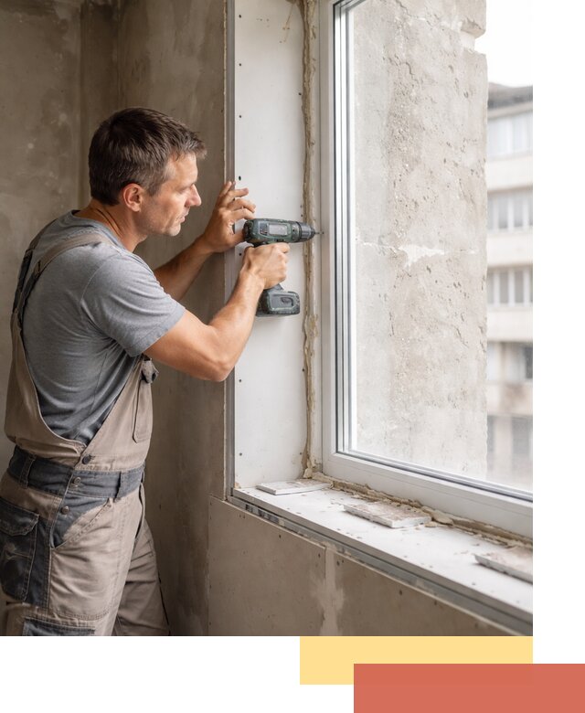 Монтаж гипсокартонных откосов в Тюмени под ключ