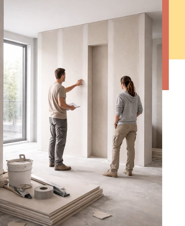 Зонирующая перегородка из гипсокартона в Тюмени от 2858 руб. под ключ | ОТДЕЛОЧНИК-Тюм