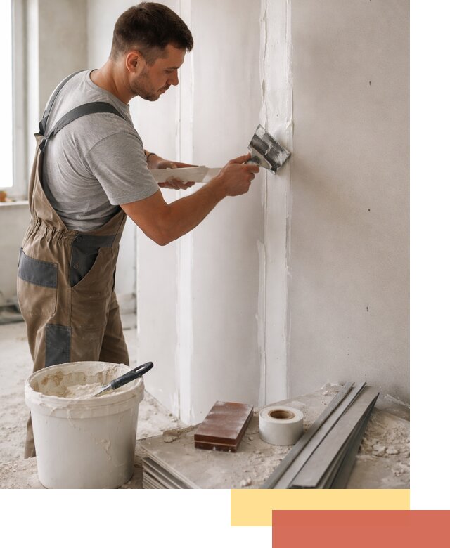 Шпаклевка перегородок из гипсокартона в Тюмени качественно и быстро