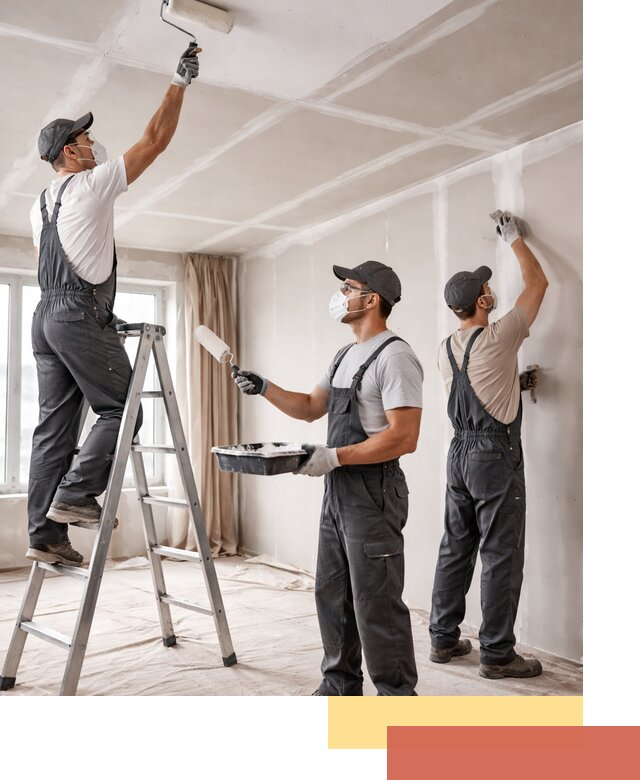 Покраска потолка из гипсокартона в Тюмени качественно и недорого