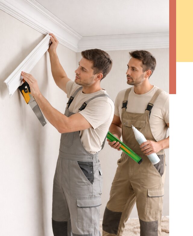Монтаж потолочного плинтуса в Тюмени от 2348 руб. — быстро и недорого | ОТДЕЛОЧНИК-Тюм
