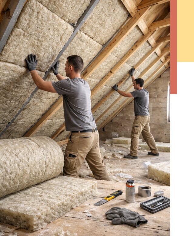 Утепление потолка минватой в Тюмени от 1480 руб. — быстро и недорого | ОТДЕЛОЧНИК-Тюм