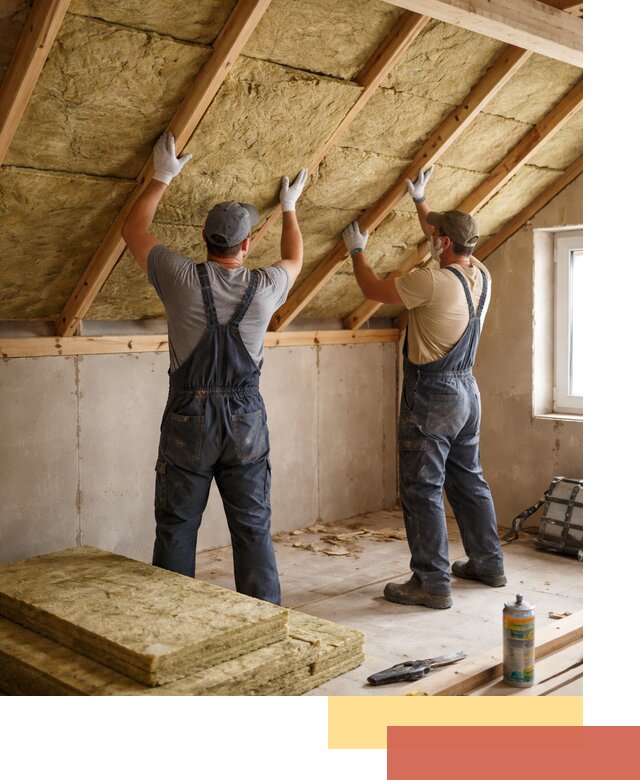 Утепление потолка минеральной ватой в Тюмени