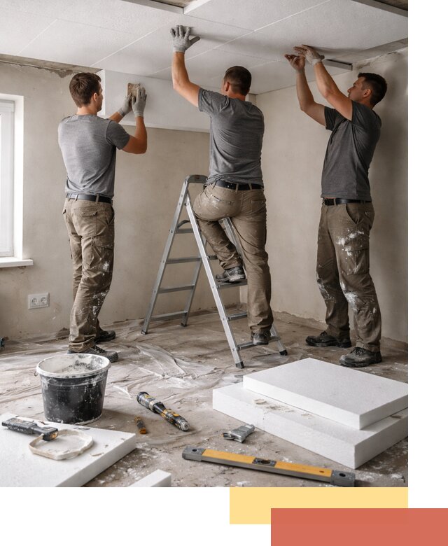 Утепление потолка пенопластом в Тюмени быстро и качественно