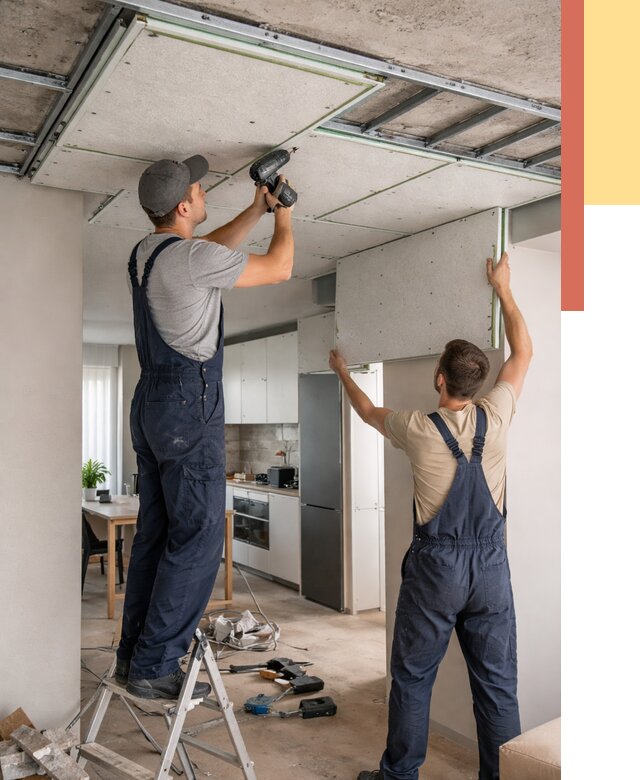 Шумоизоляция потолка панелями зипс в Тюмени от 1888 руб. под ключ | ОТДЕЛОЧНИК-Тюм